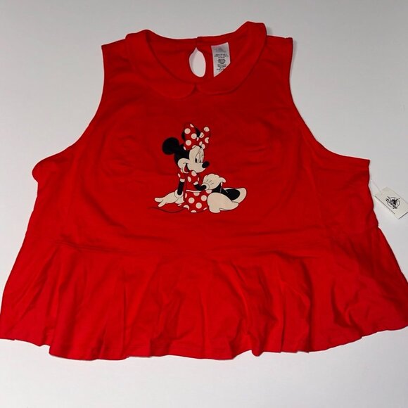 NEW WOMENS DISNEY MINNIE MOUSE TOP - Picture 1 of 7